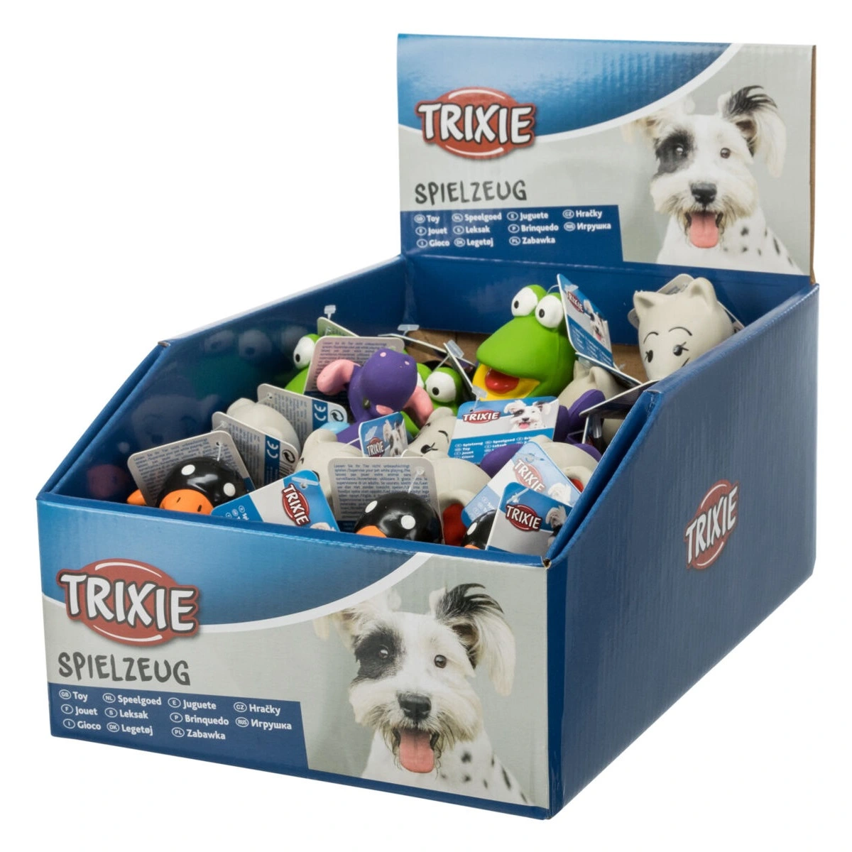 Trixie Hundelegetøj Lille Latex figur - sjov squeaker til hunde